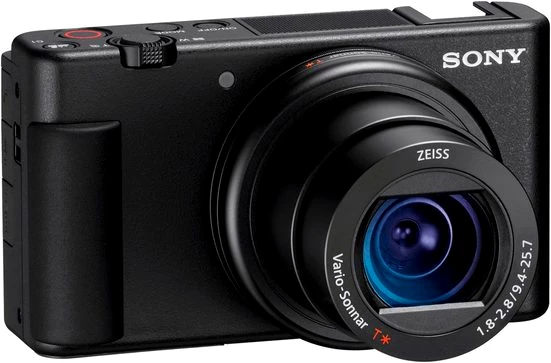 Sony ZV-1 Kompaktkamera (vielseitigen 24-70-mm, 20,1 MP, 2,7x opt. Zoom, Bluetooth)