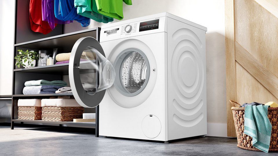 BOSCH Waschmaschine Serie 6 WUU28T22, 9 kg, 1400 U/min, Unterbaufähig, Speed Per