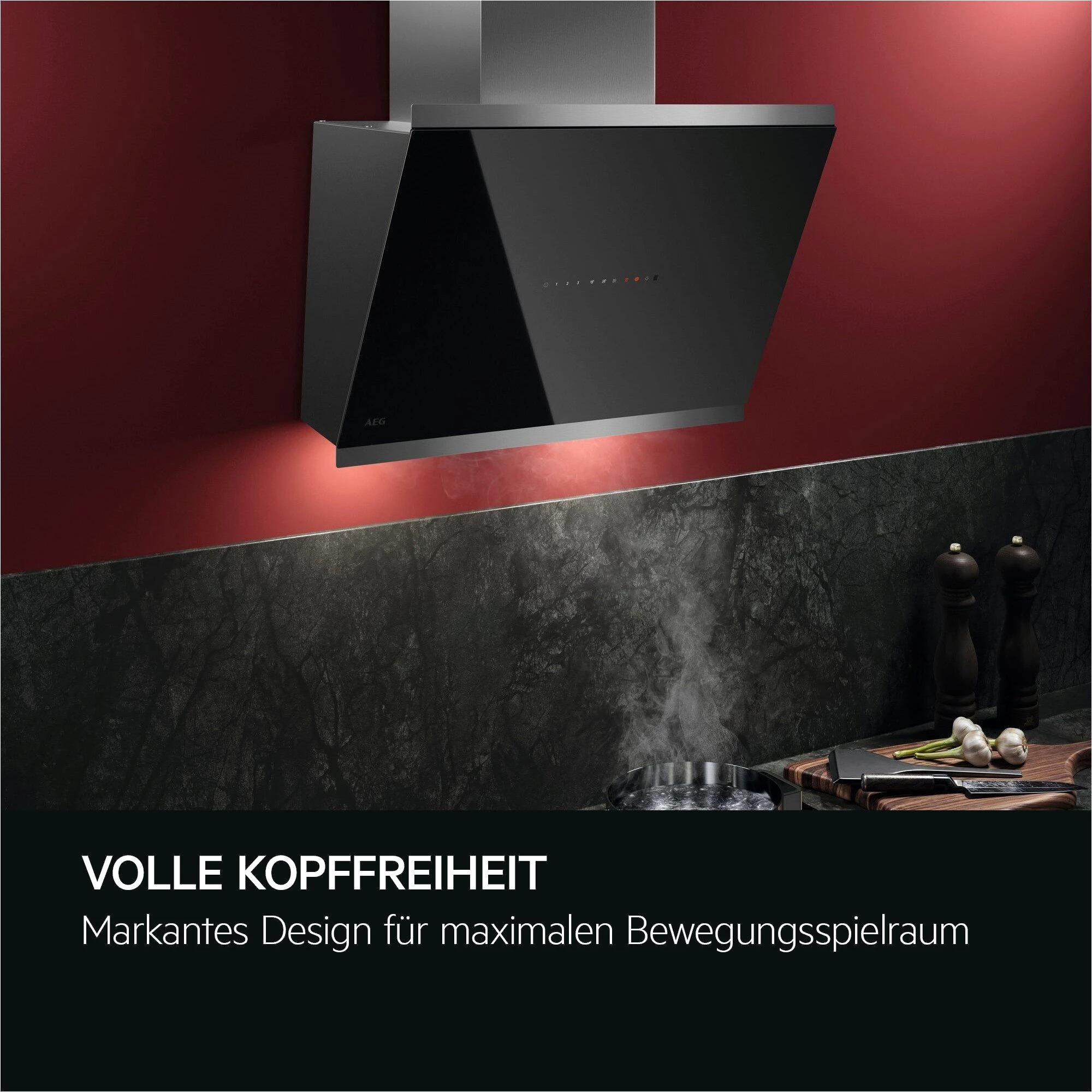 AEG Kopffreihaube GV77D61SL Serie 7000 GV77D61SL, mit Hob2Hood®