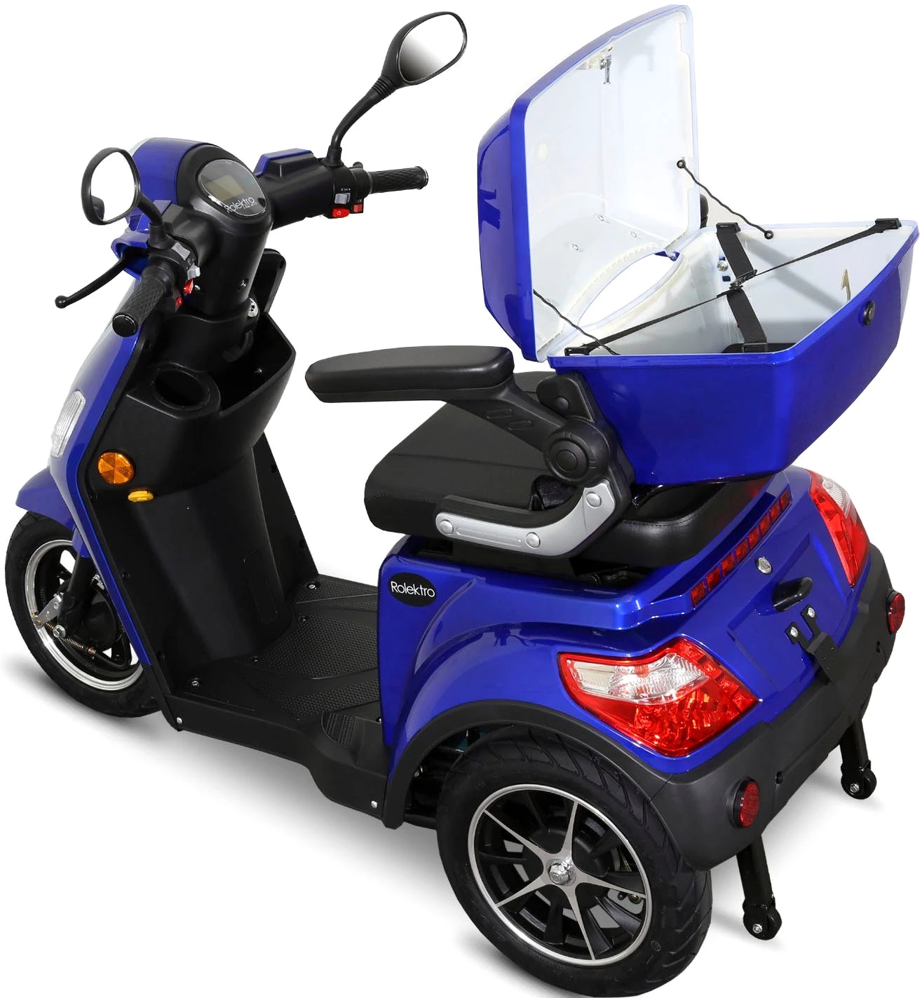 ROLEKTRO Elektromobil E-Trike 25 V.2, Blei-Gel-Akku 1000 W, 25 km/h, (mit Topcase) ... mehr