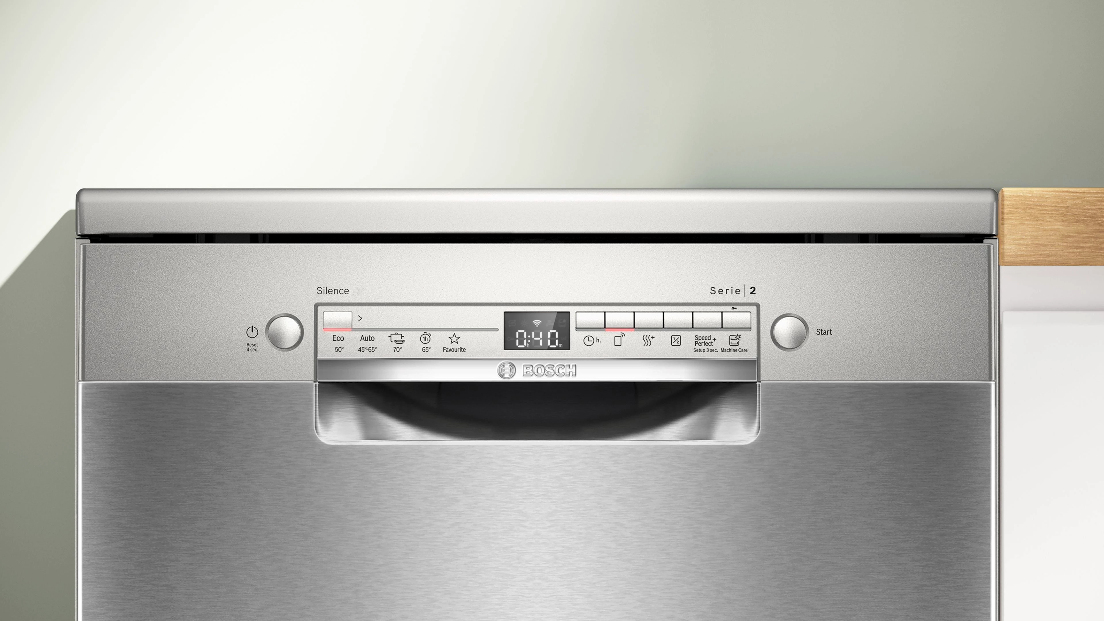 BOSCH Standgeschirrspüler Serie 2 SMS2HVI02E, 14 Maßgedecke