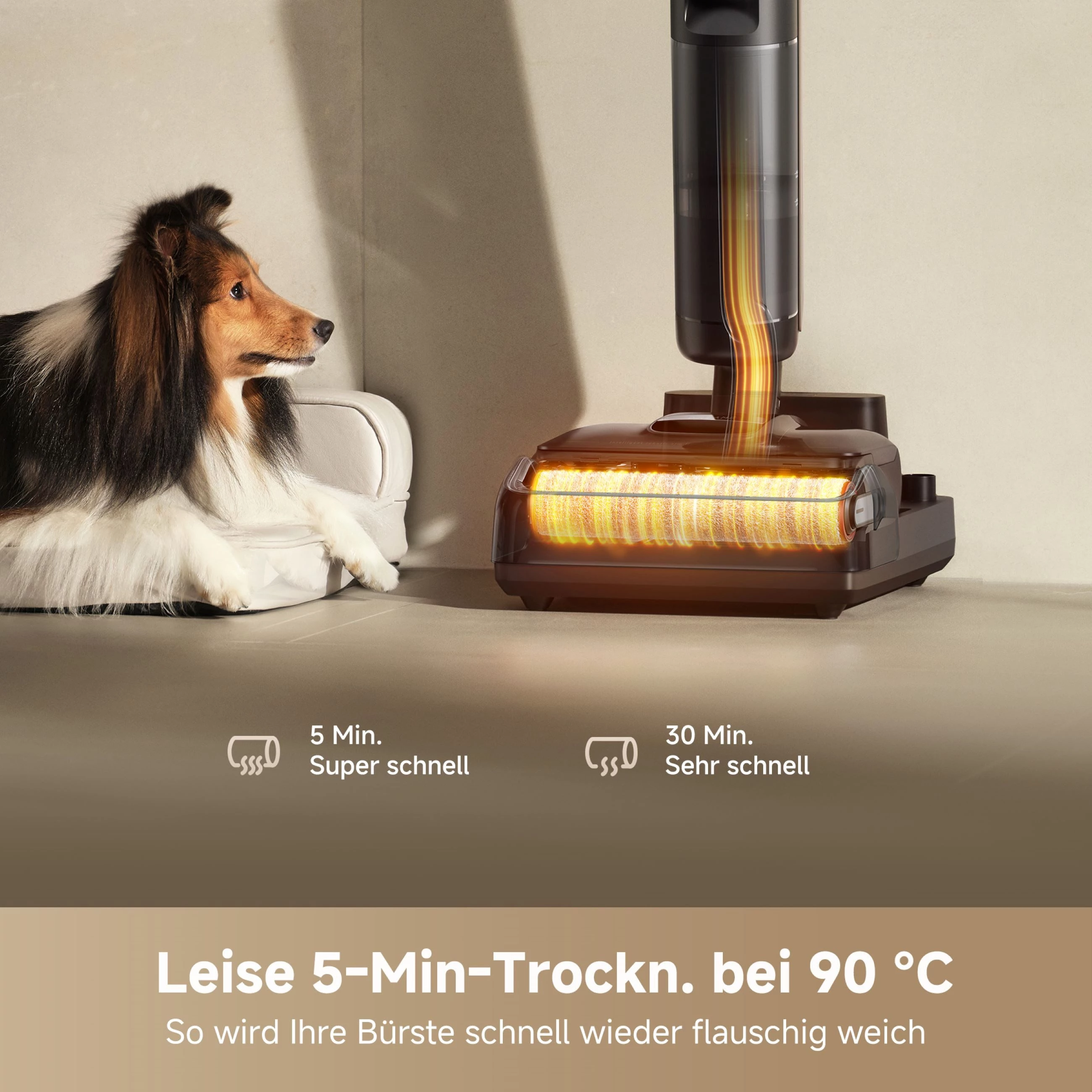 Dreame Nass-Trocken-Sauger H15 Pro, 21.000 Pa Saugkraft, GapFree,180°-Design, Selbstreinigung