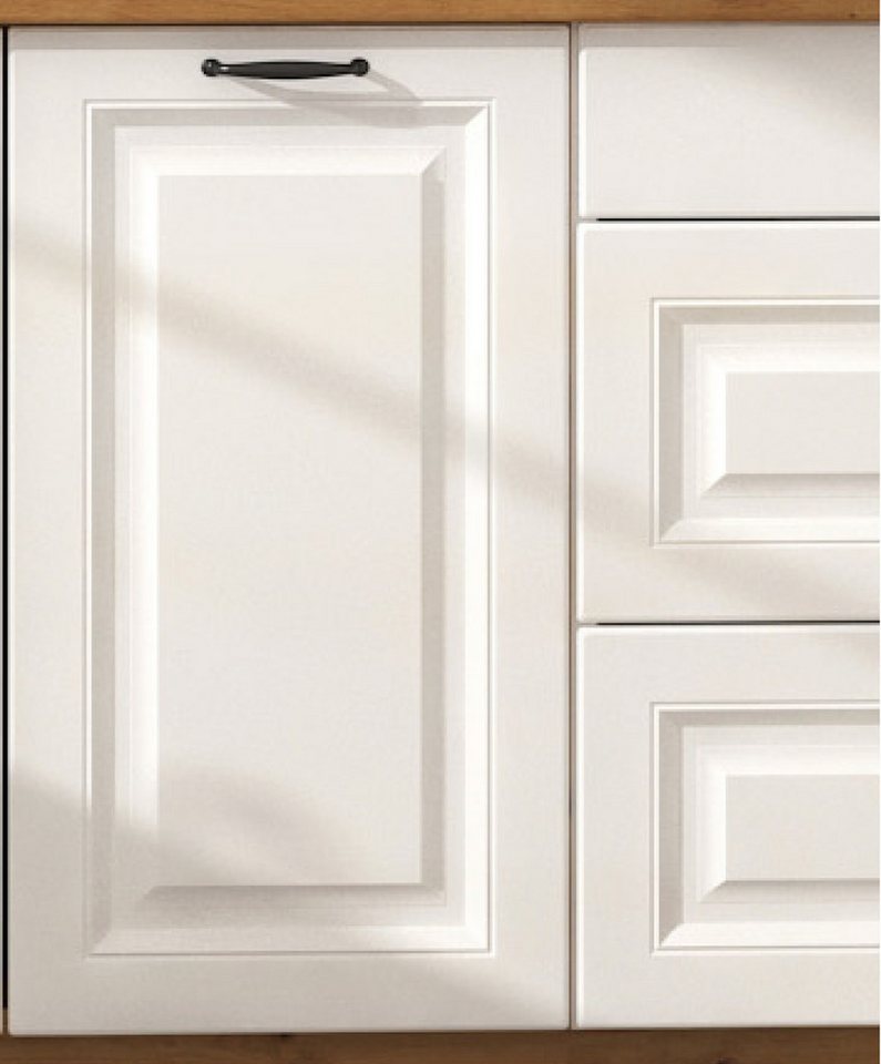 Küchen-Preisbombe Küchenzeile Stilo Weiss 250 cm Küchenblock Einbauküche Landhau