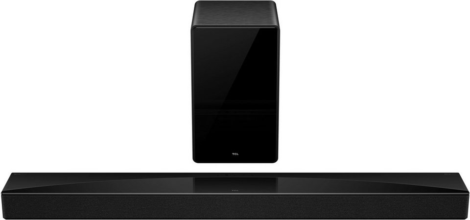 TCL Q75HE 5.1.2 Dolby Atmos und Ray Danz Soundbar 5.1.2 (Bluetooth, WLAN, 620 W,