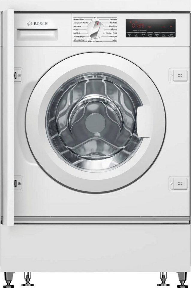 BOSCH Einbauwaschmaschine Serie 8 WIW28443, 8 kg, 1400 U/min, AquaStop, Speed Pe