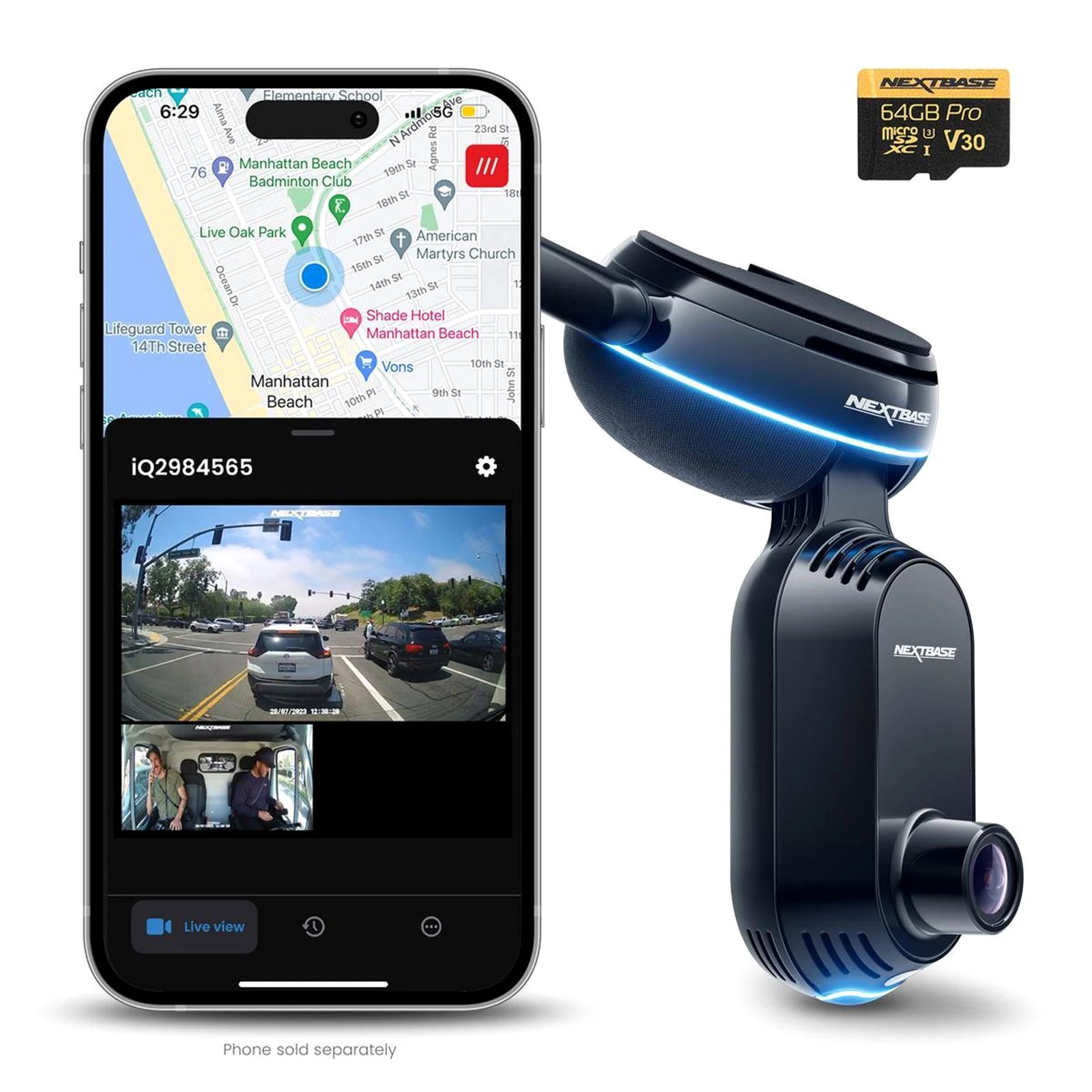 Nextbase iQ Camcorder (2160p mit 30 fps Auflösung)
