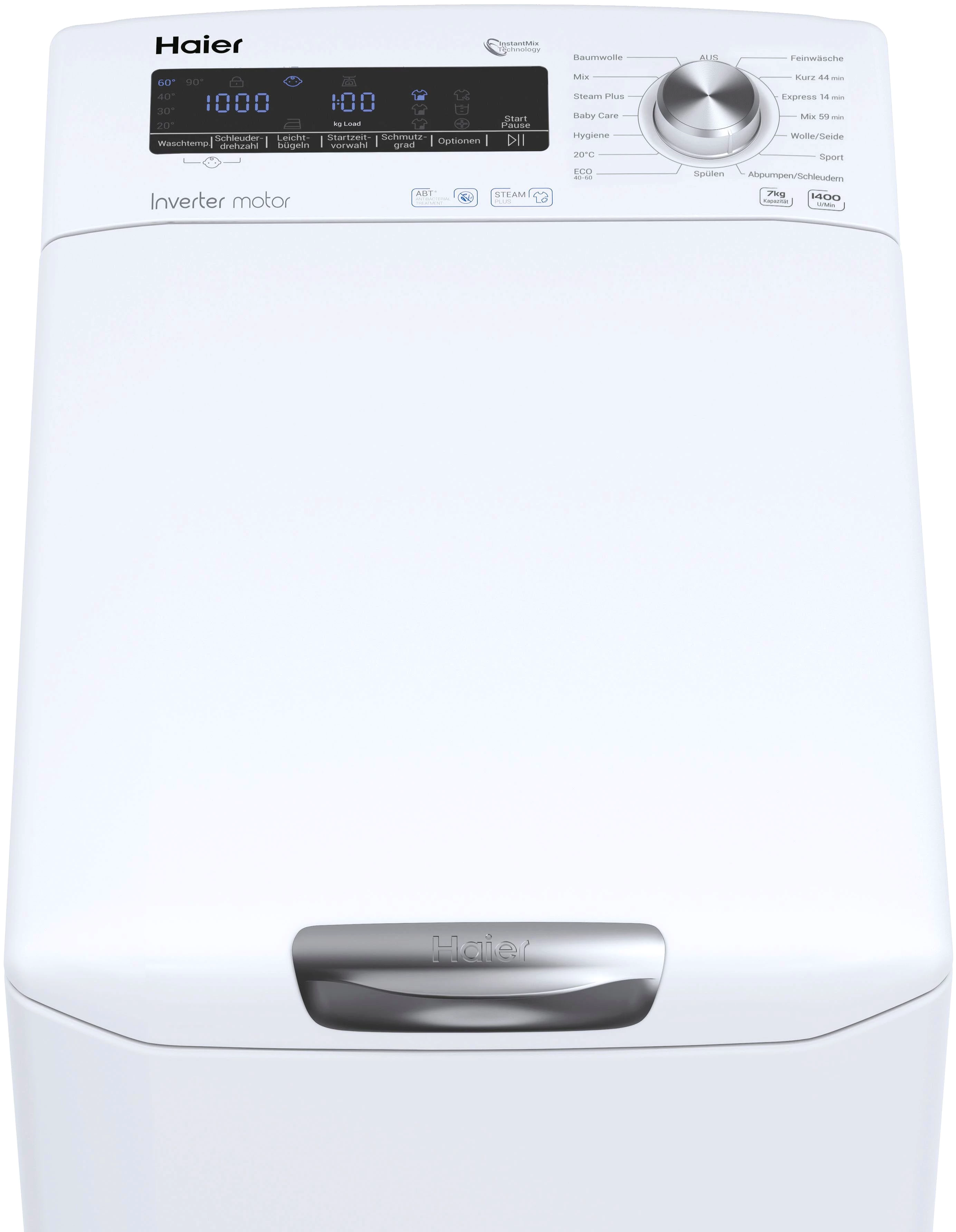 Haier Waschmaschine Toplader RTXSGQ47TMC5/-84, 7 kg, 1400 U/min, 7 kg, 1400 U/min
