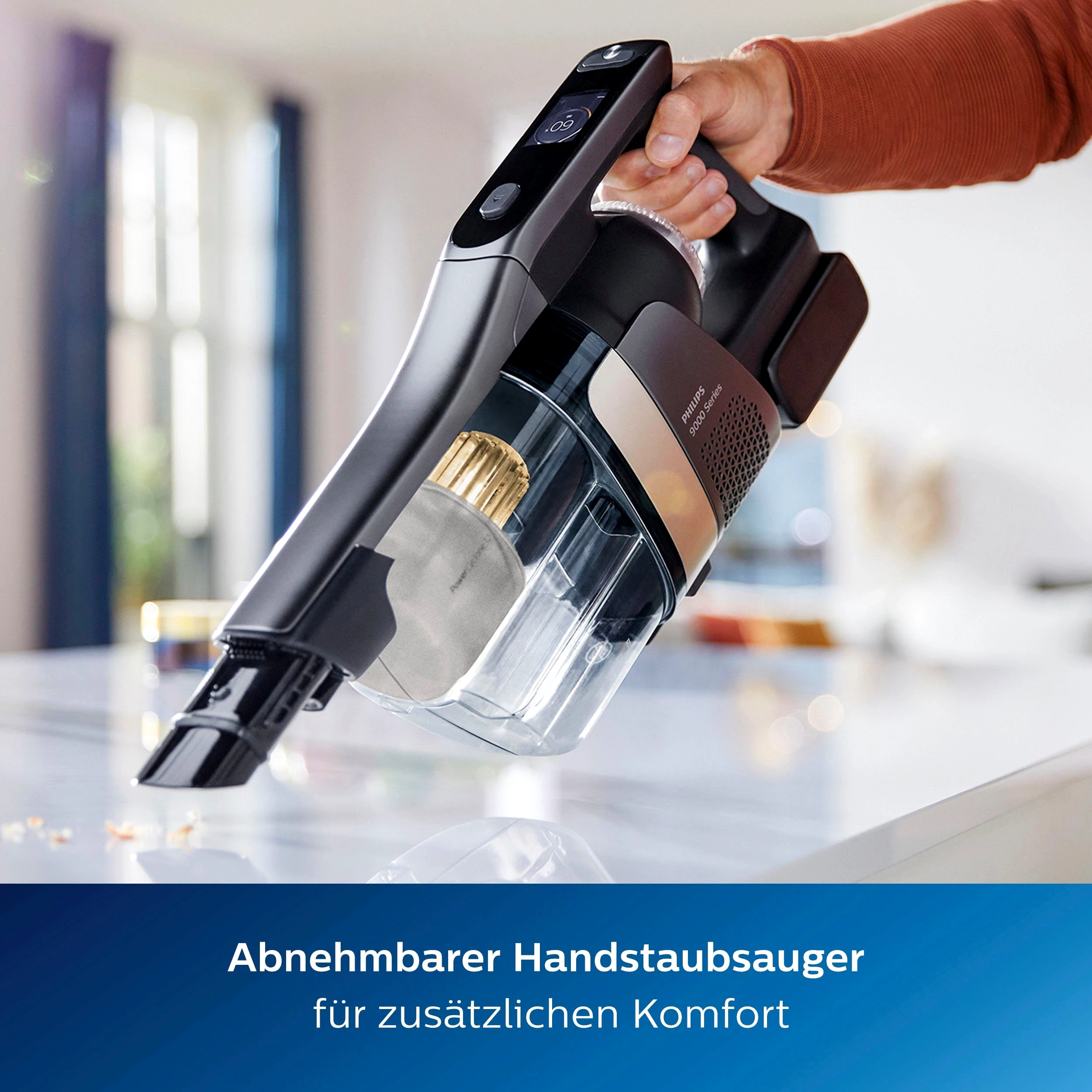 Philips Nass-Trocken-Akkusauger AquaTrio Cordless 9000 Series XW9383