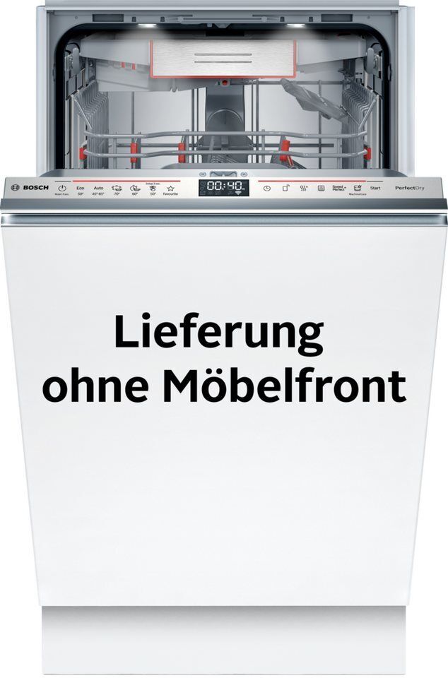BOSCH vollintegrierbarer Geschirrspüler Serie 6 SPV6ZMX17E, 10 Maßgedecke, Autom