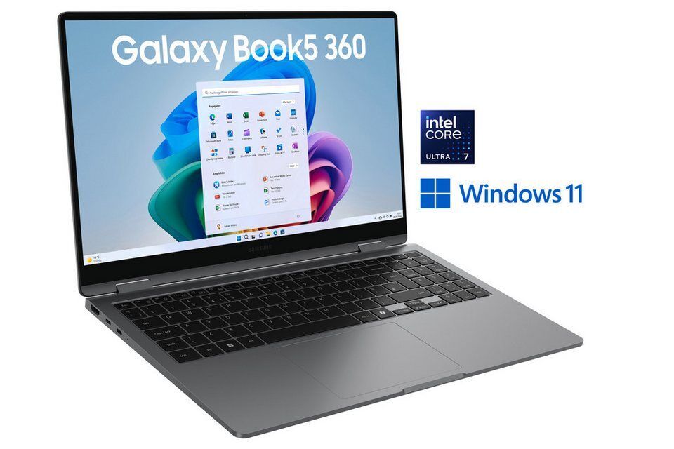 Samsung Galaxy Book5 360 15,6'' (NP750Q) Ultra7 16 GB + 512 GB Convertible Noteb