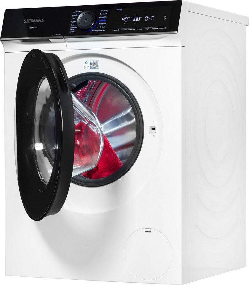 SIEMENS Waschmaschine iQ700 WG44B20Z0, 9 kg, 1400 U/min, Made in Germany, Knitte
