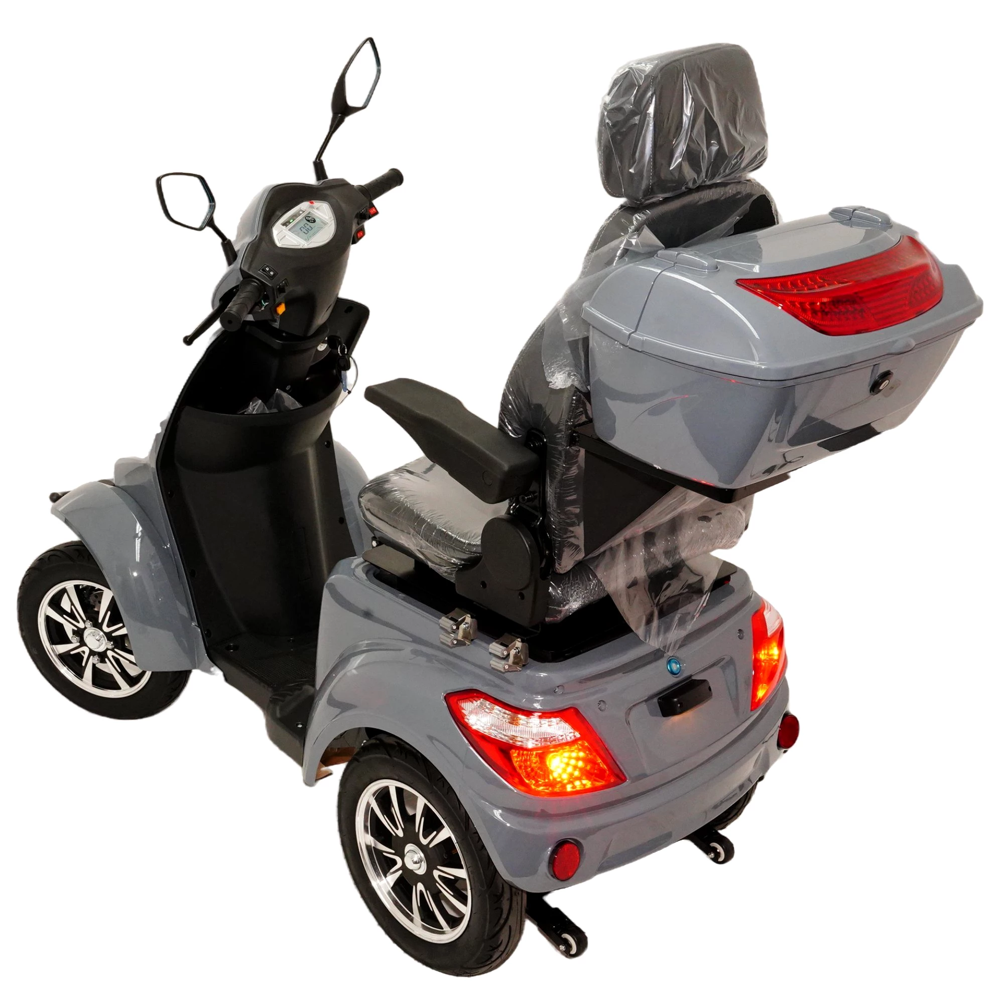 STW GmbH E-Motorroller SENIOREN-MOBIL ELEKTRO-ROLLER 25KMH 60V 20Ah LITHIUM TOP CASE COC, 25 km/h