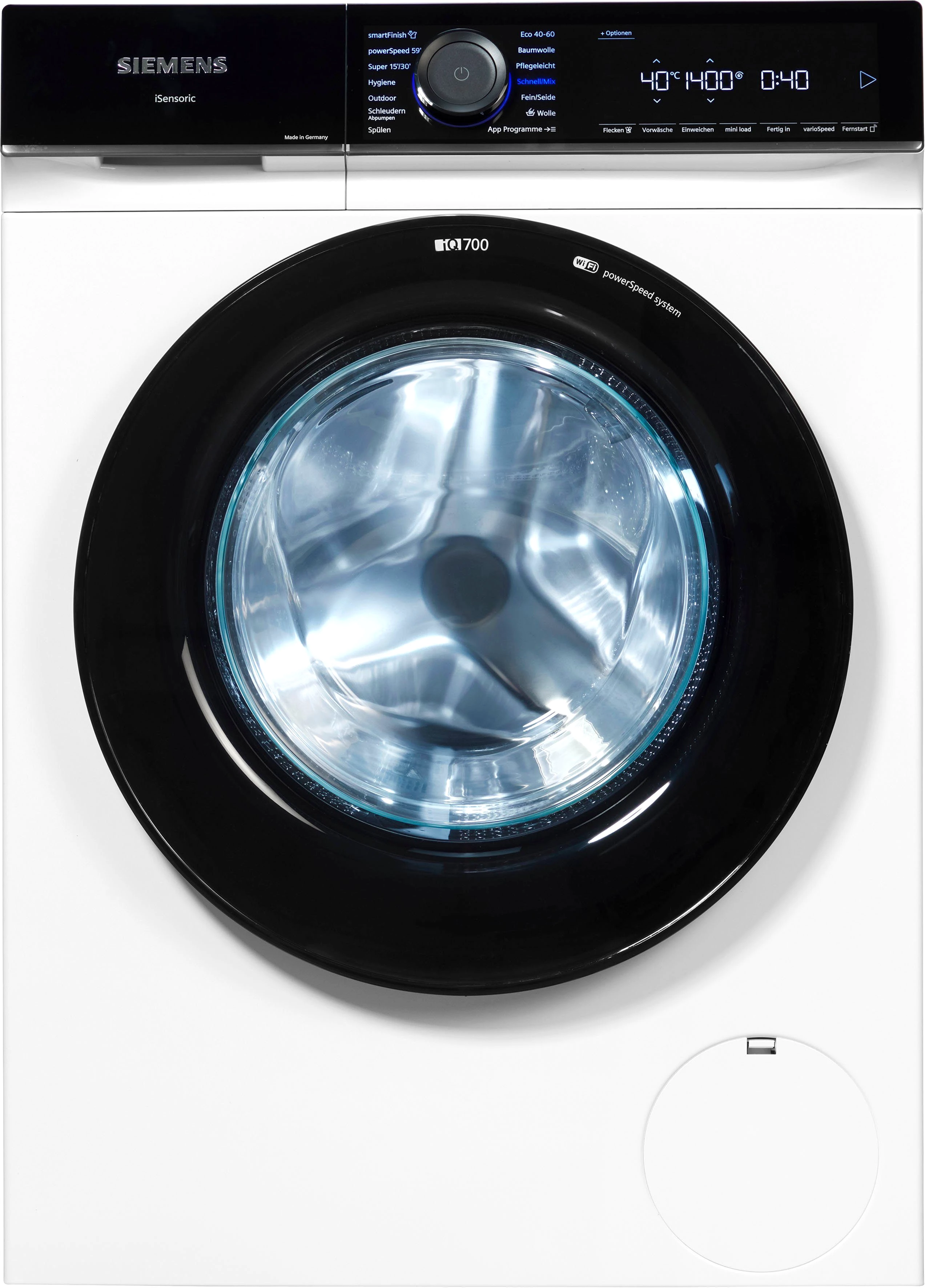 SIEMENS Waschmaschine iQ700 WG44B20Z0, 9 kg, 1400 U/min