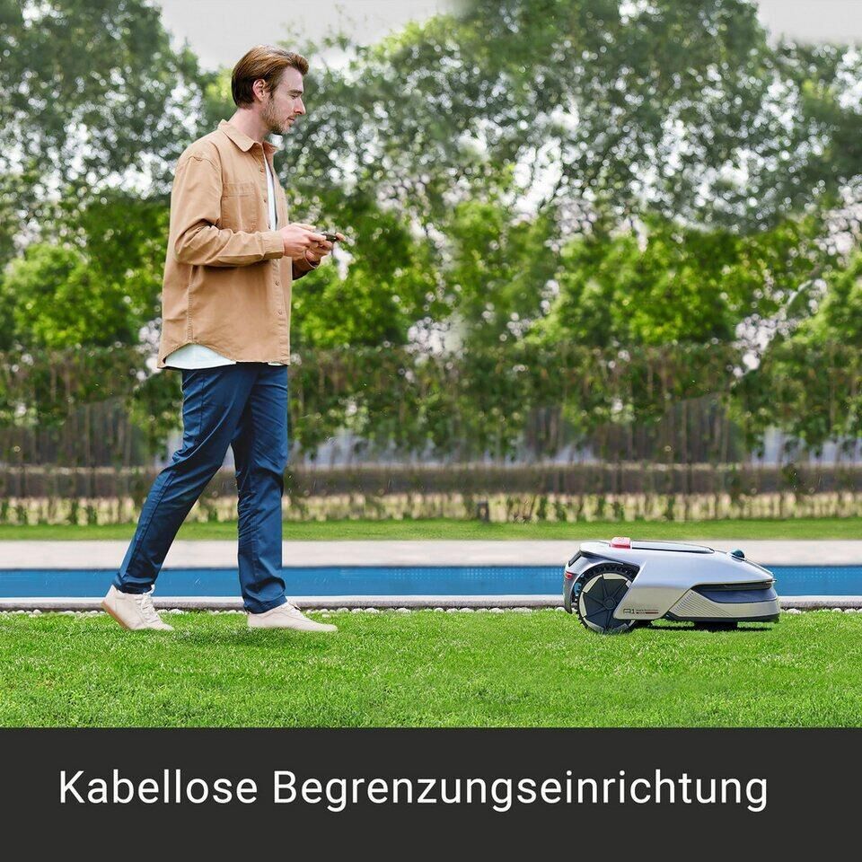 Dreame Rasenmähroboter Mower A1, bis 2000 m² Rasenfläche, benötigt kein Begrenzu