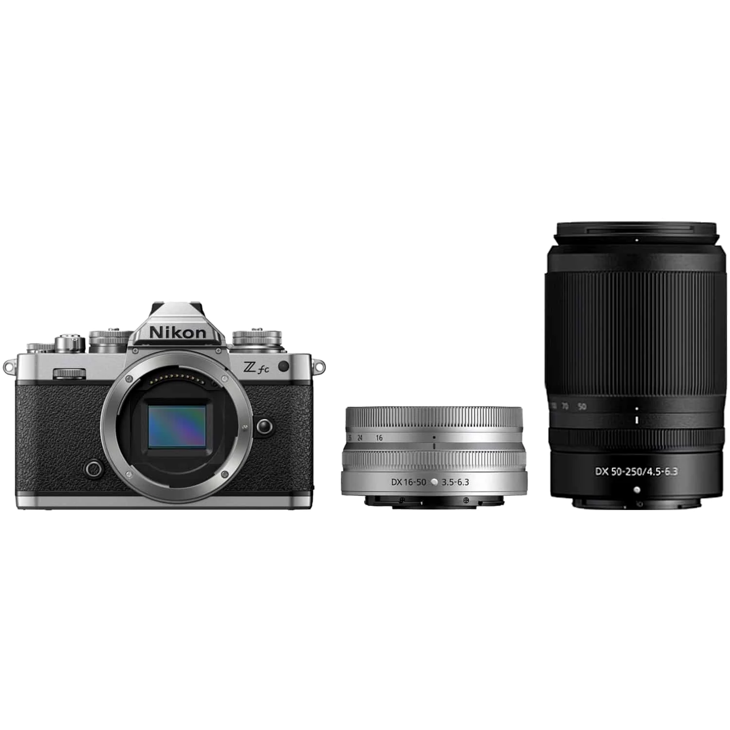 Nikon Z fc mit NIKKOR Z DX 16-50mm F3.5-6.3 VR SE und NIKKOR Z DX 50-250mm F4.5-6.3 VR