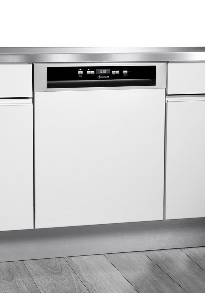 BAUKNECHT teilintegrierbarer Geschirrspüler OBBC Ecosilent 9760, 9,5 l, 14 Maßge