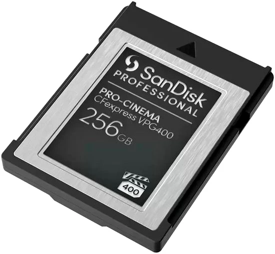 Sandisk PRO-CINEMA CFexpress® VPG400 Typ B 256GB Speicherkarte