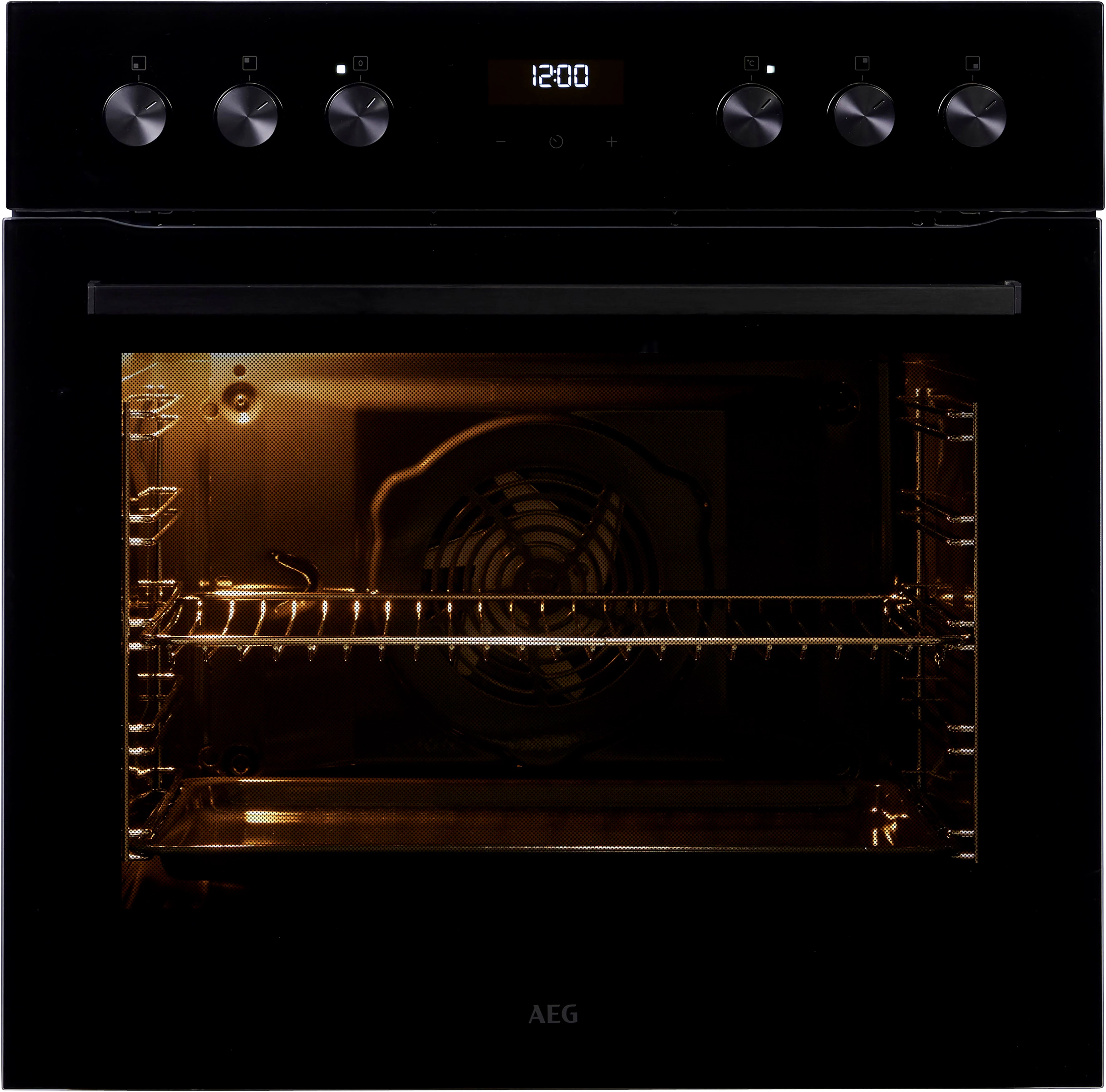 AEG Elektro-Herd-Set Serie 5000 HH24HSB, Aqua Clean, Multilevel Cooking