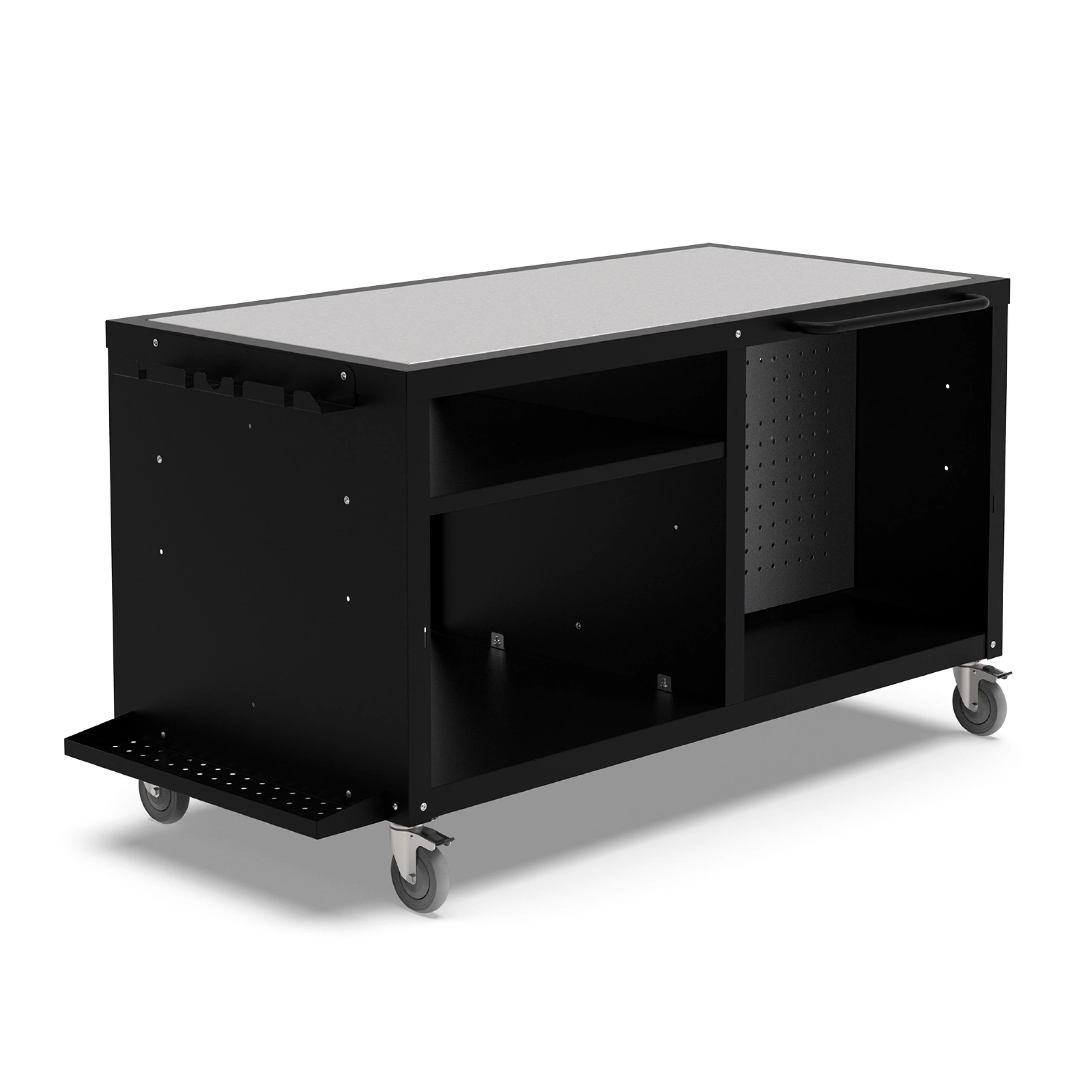 Alfa Forni Pizzaofen Alfa Forni Kochstation Modul groß Edelstahl 160 x 80 cm Unterbau