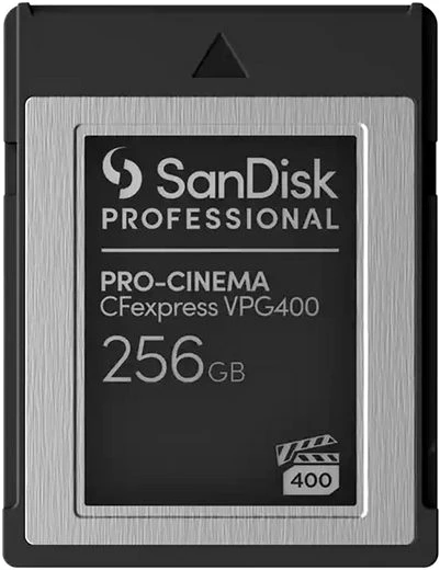 Sandisk PRO-CINEMA CFexpress® VPG400 Typ B 256GB Speicherkarte