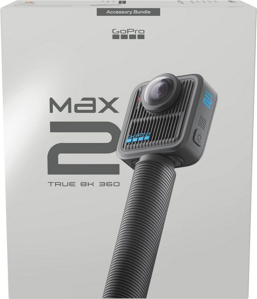 GoPro MAX2 Accessory Hard Bundle 360°-Kamera (8K, Bluetooth, WLAN (Wi-Fi)