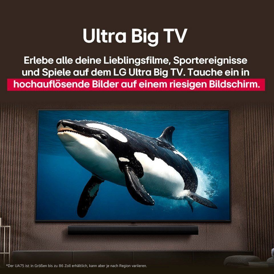 LG 75UA75006LA LED-Fernseher (189 cm/75 Zoll, 4K Ultra HD, Smart-TV)