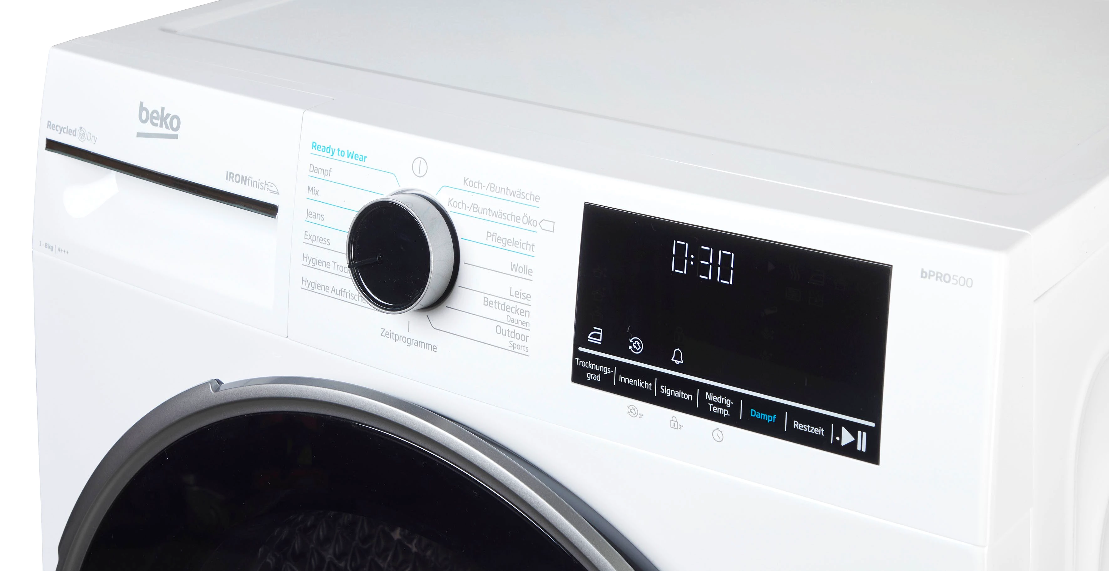 BEKO Wärmepumpentrockner B5T4824IF, 8 kg