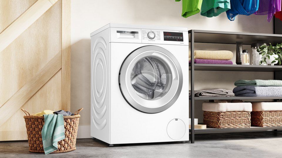 BOSCH Waschmaschine Serie 6 WUU28T42, 9 kg, 1400 U/min, Unterbaufähig, Zeiterspa