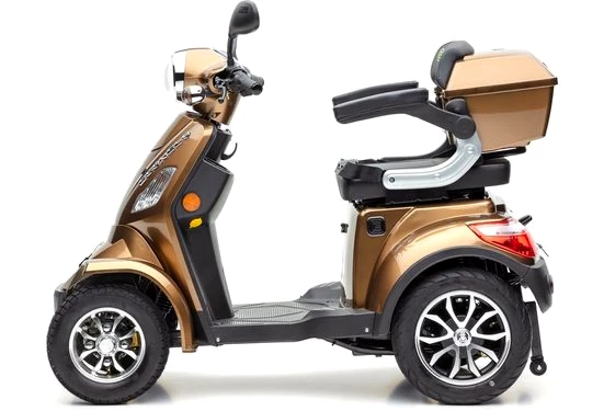 ECONELO Elektromobil Seniorenmobil J4000, 1000 W, 25 km/h, (mit Topcase)