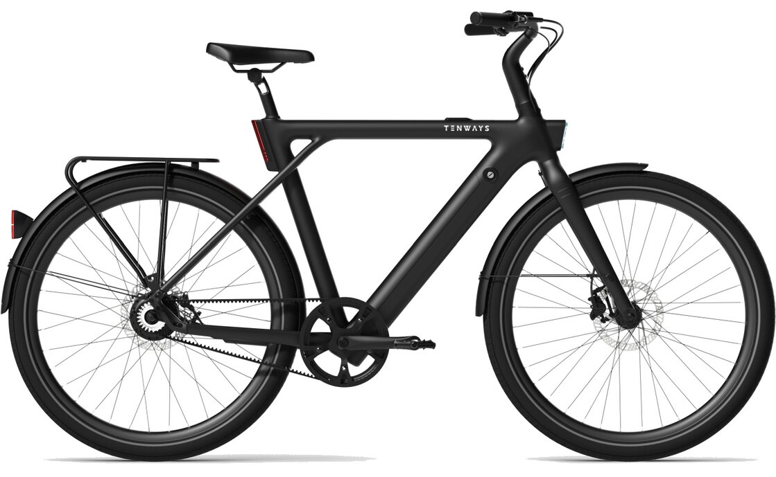 TENWAYS CGO009 - 374 Wh - 28 Zoll - Diamant - 2026 Schwarz