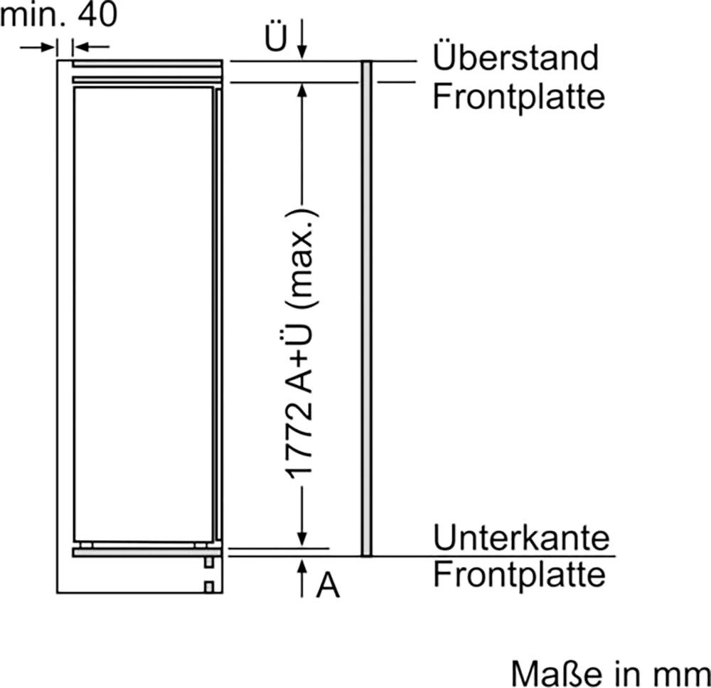 NEFF Einbaugefrierschrank N 70 GI7813CE0, 177,2 cm hoch, 55,8 cm breit