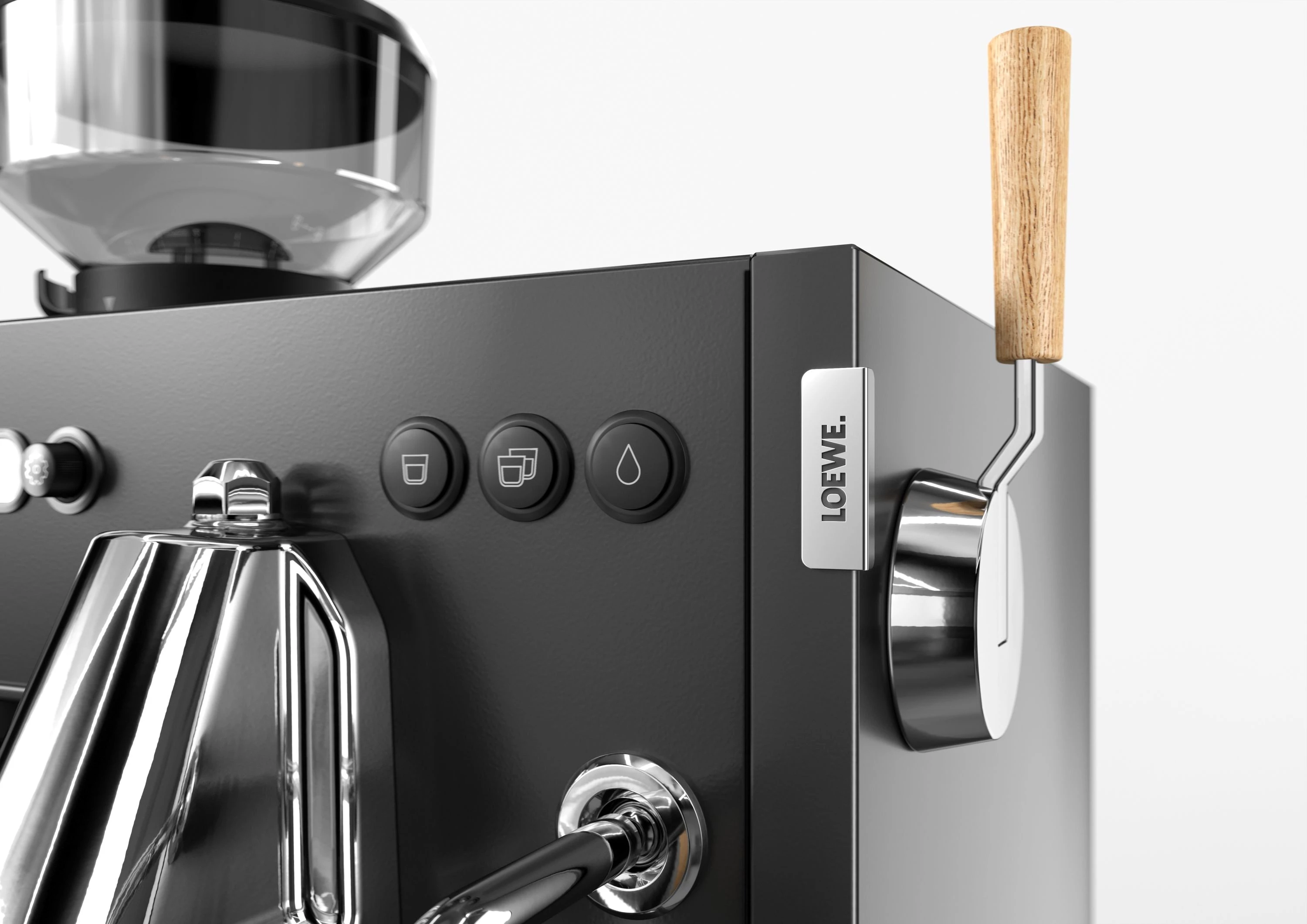 Loewe Siebträgermaschine, Entwickelt in Deutschland