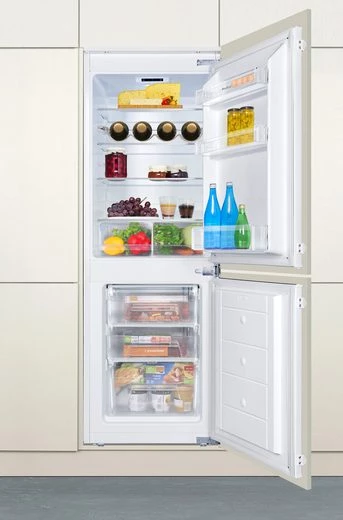 Amica Einbaukühlgefrierkombination EKGCS 385 911, 157,4 cm hoch, 54 cm breit, Tür-Offen-Alarm