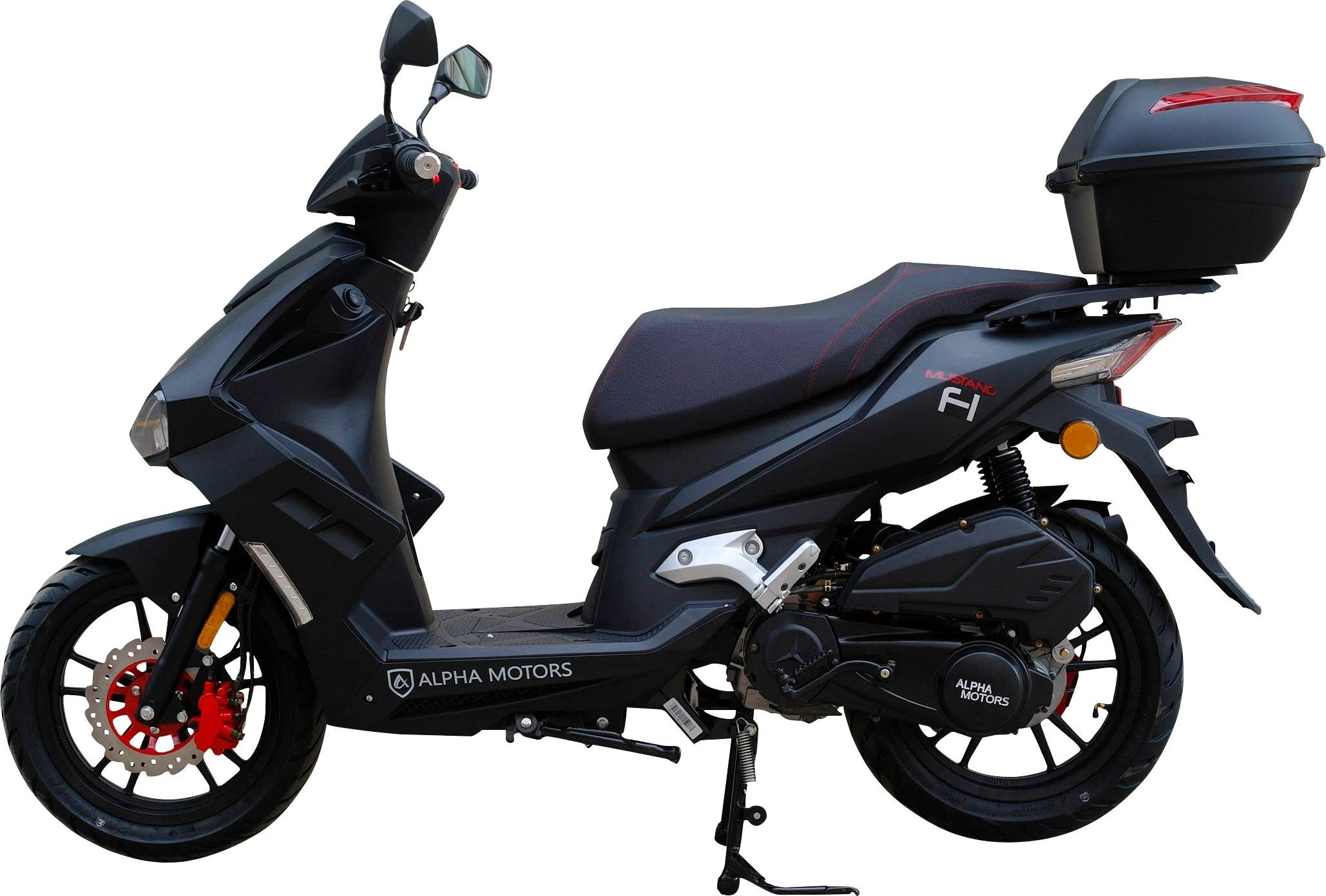 Alpha Motors Motorroller Mustang FI, 125 ccm, 85 km/h, Euro 5+, , mit USB-Anschluss