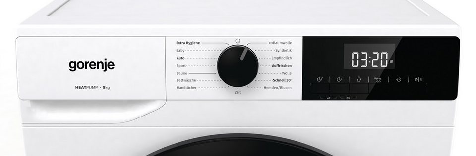 GORENJE Wärmepumpentrockner DHNE 83, TwinAir - für gleichmäßiges Trocknen