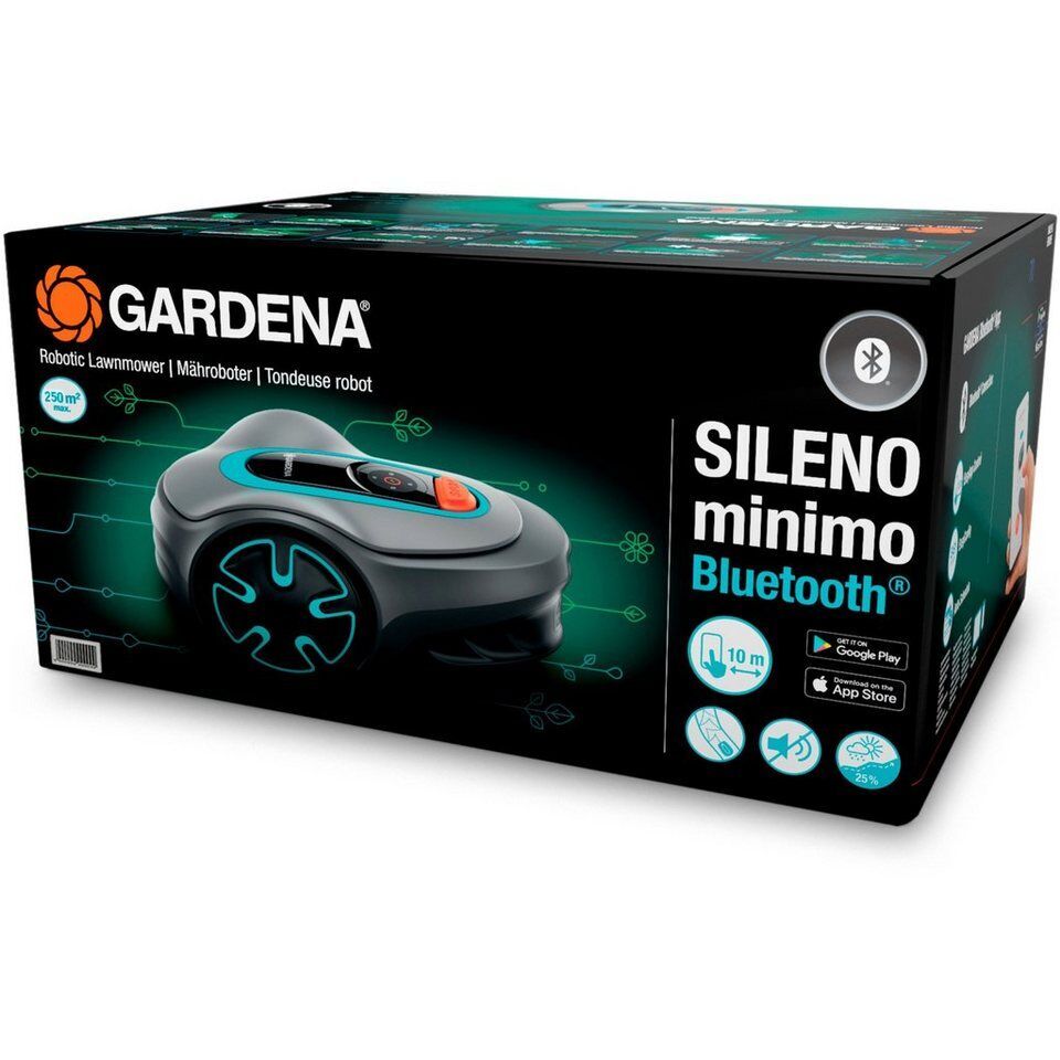 GARDENA Rasenmähroboter GARDENA Mähroboter SILENO minimo 250m², (Li-Ionen