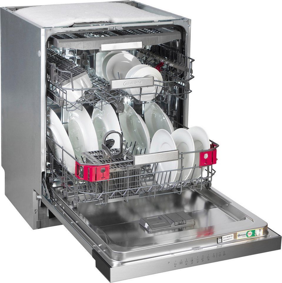 BAUKNECHT teilintegrierbarer Geschirrspüler OBBC Ecosilent 9760, 9,5 l, 14 Maßge