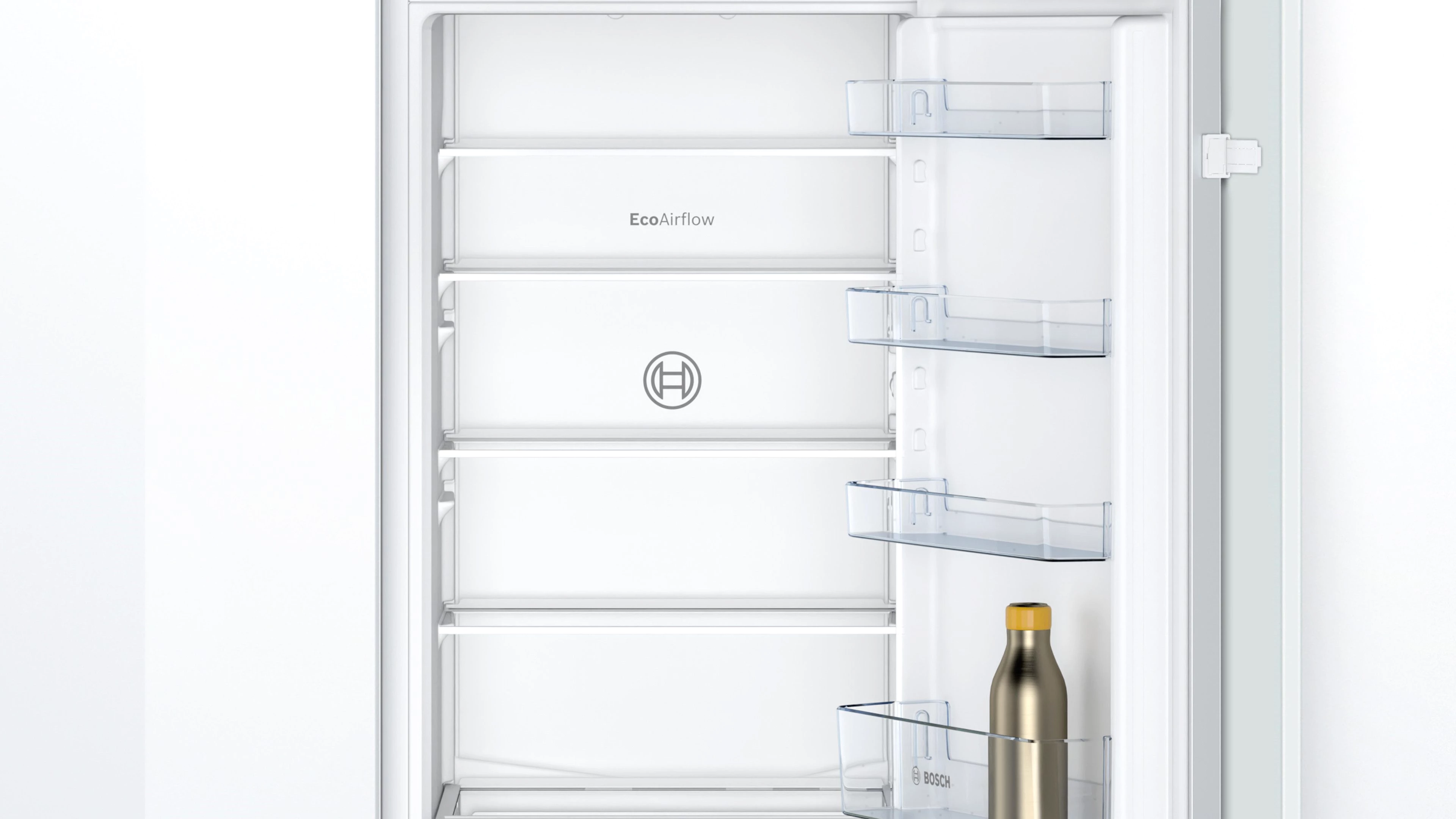 BOSCH Einbaukühlgefrierkombination Serie 2 KIV87NSE0, 177,2 cm hoch, 54,1 cm breit