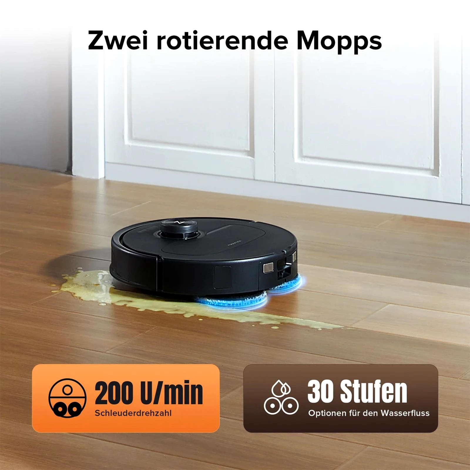 ROBOROCK Saugroboter Qrevo Master 10000pa Saugkraft, All-in-One-Dock AI Hindernisvermeidung