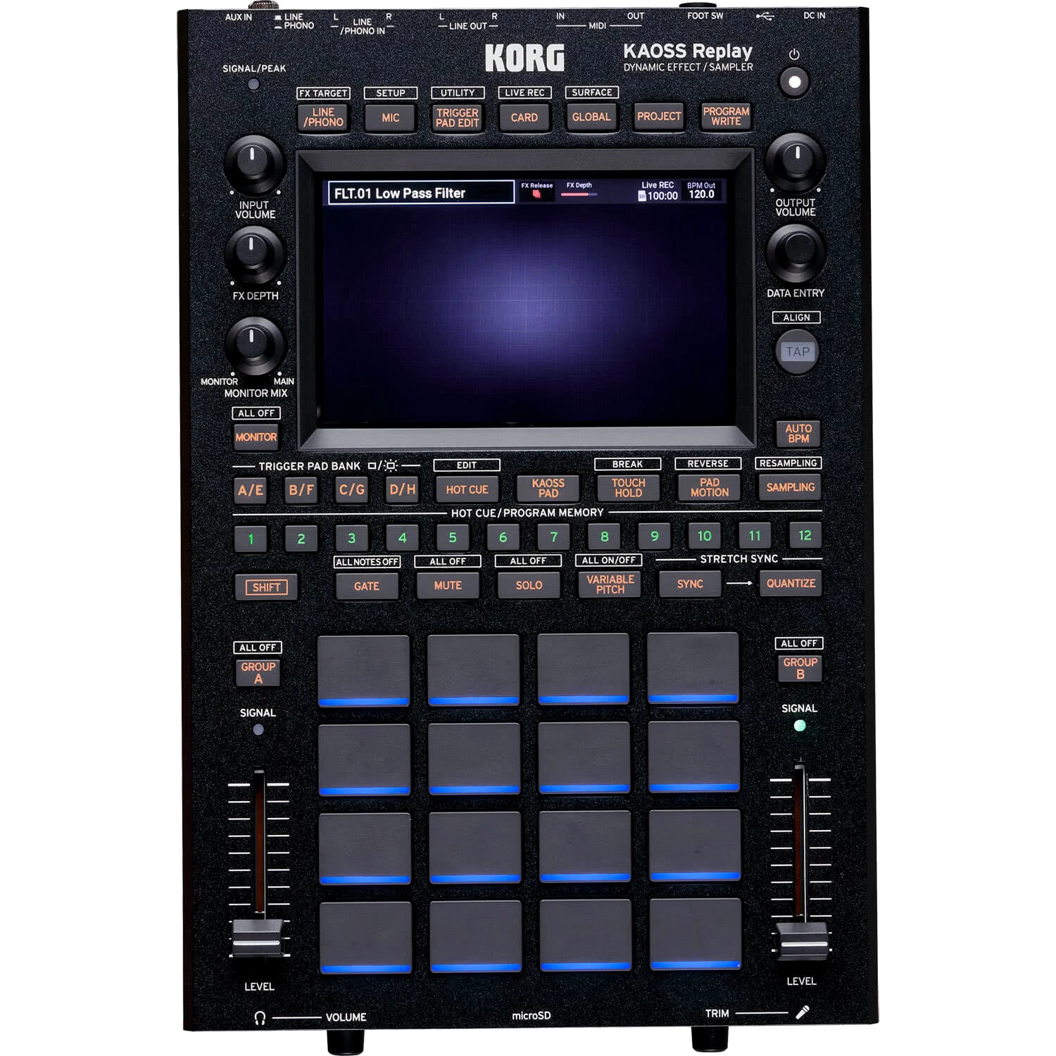 Korg-KAOSS-Replay-Top-View