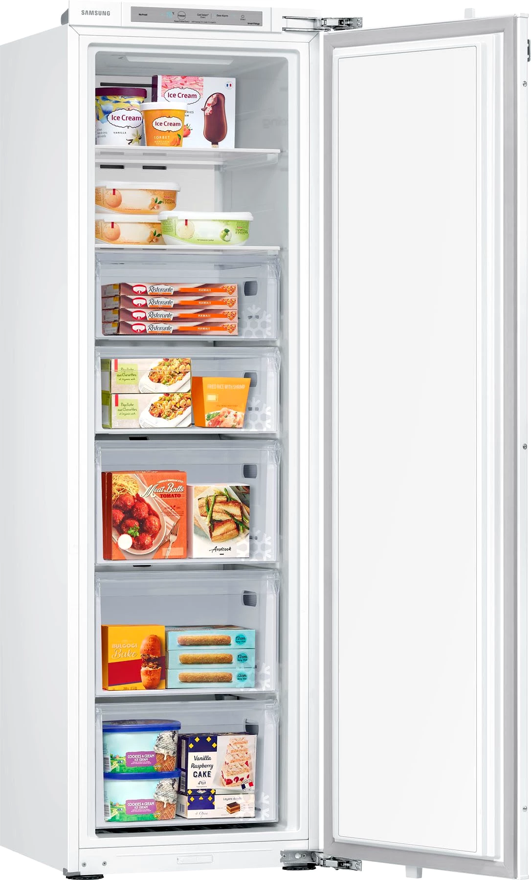 Samsung Einbaugefrierschrank BRZ22610EWW/EG, 177,5 cm hoch, 54 cm breit