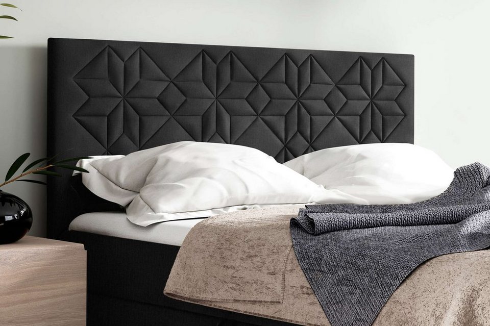 99rooms Boxspringbett Montana (Schlafzimmerbett, Bett), 120/140/160/180/200x200,