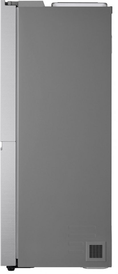 LG Side-by-Side GSLE91MBAB, 179 cm hoch, 91,3 cm breit, Eis-, Crushed Ice- und W
