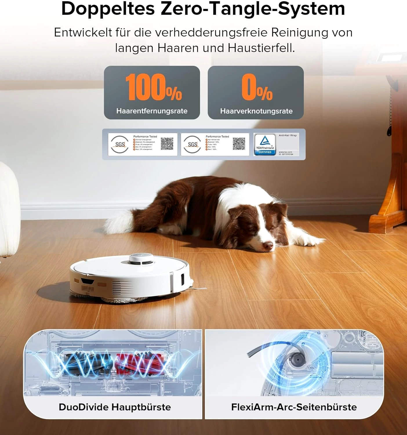 ROBOROCK Saugroboter Qrevo Edge mit Wischfunktion, 18500Pa