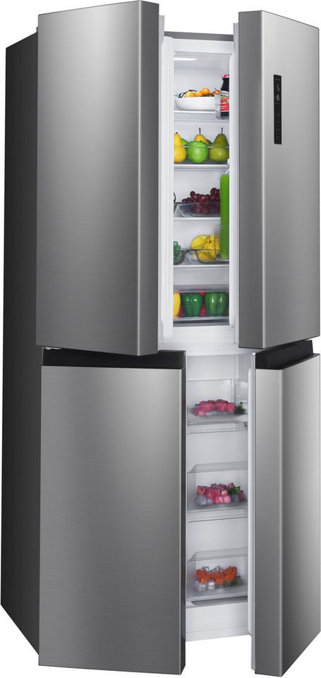 Hanseatic French Door HCDD18080CI, 180 cm hoch, 79,5 cm breit, NoFrost