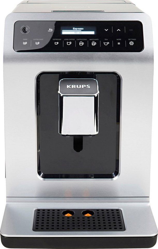 Krups Kaffeevollautomat EA891D Evidence, 12 Kaffee- und 3 Tee-Variationen, OLED-