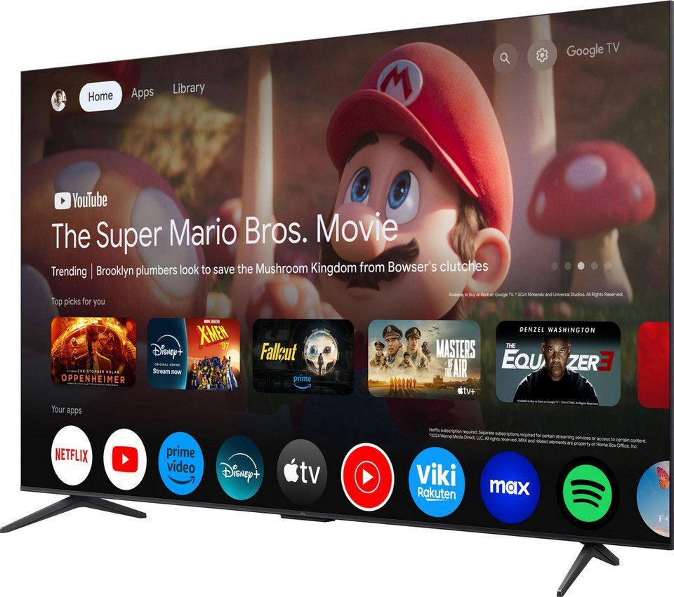 TCL 85Q6CX1 Mini-LED-Fernseher (215 cm/85 Zoll, 4K Ultra HD, Google TV, Smart-TV
