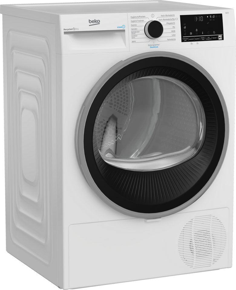 BEKO Wärmepumpentrockner B3T3249S, Silent Programm, Schontrommel