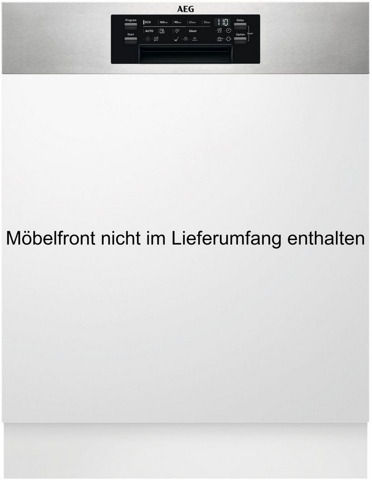 AEG teilintegrierbarer Geschirrspüler 5000 FES7572APM, 14 Maßgedecke, AirDry Tec