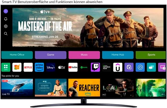 LG 86UT81006LA LED-Fernseher (217 cm/86 Zoll, 4K Ultra HD, Smart-TV)